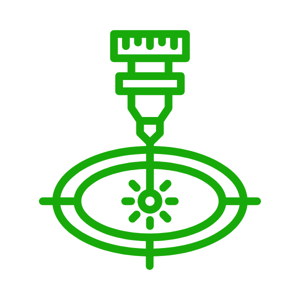 An icon representing precise bale control.